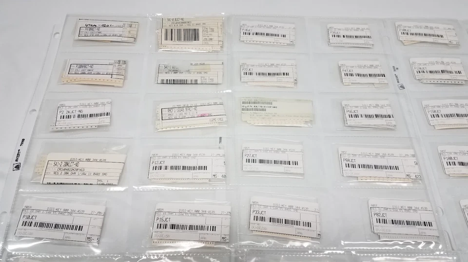 Vintage Digi-Key Chip Resistor Kit 500+ pieces Various OHMs and sizes - Image 2 of 4