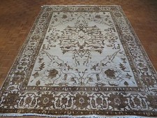 9 X 12 Hand Knotted Ivory Bamboo Silk Oriental Rug G1416