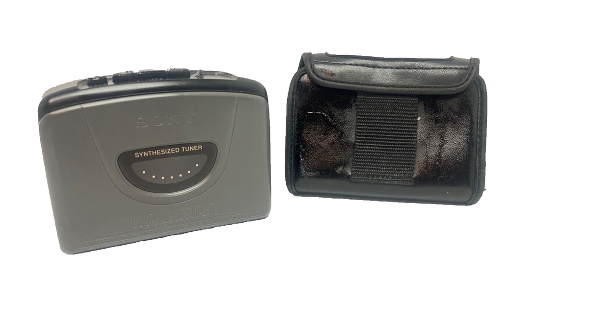 Vintage 80s Sony Fm/am Walkman Wm-f2065 Cassette Player Works for