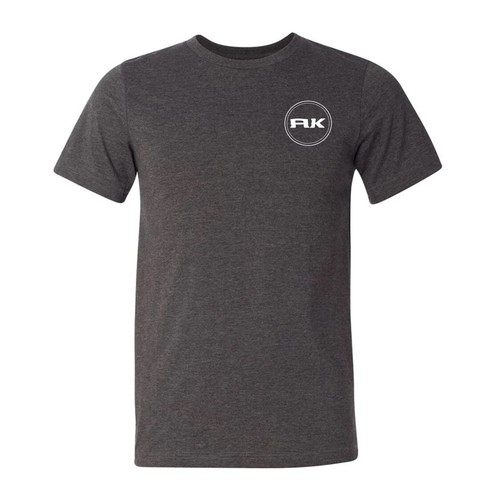 AK White Pocket Logo Dark Heather Gray Short Sleeve T-Shirt L - 第 1/2 張圖片