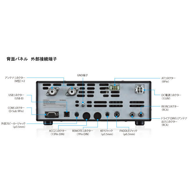 KENWOOD　TS-590SG（100W） Kenwood TS-590SG Transceiver, TS590SG GigaParts.com
