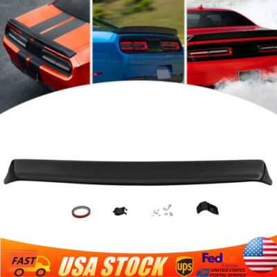 Hellcat Redeye Style Matte Black Trunk Spoiler Wing For 08-22 Dodge Challenger