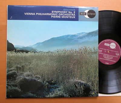 ECS 596 Brahms Symphony no. 2 Pierre Monteux Vienna Philharmonic EXCELLENT Decca