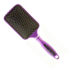 Image of HAIRTOOLS HEAD JOG 92 PURPLE PADDLE BRUSH Ceramic Ionic Purple Paddle Brush.