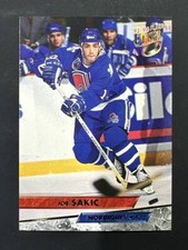 1993-94 Fleer Ultra Hockey Joe Sakic Nordiques Base Card 242