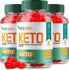 (3 Pack) SafeWell Health Keto ACV Gummies - Official - Keto Safe Well ACV...