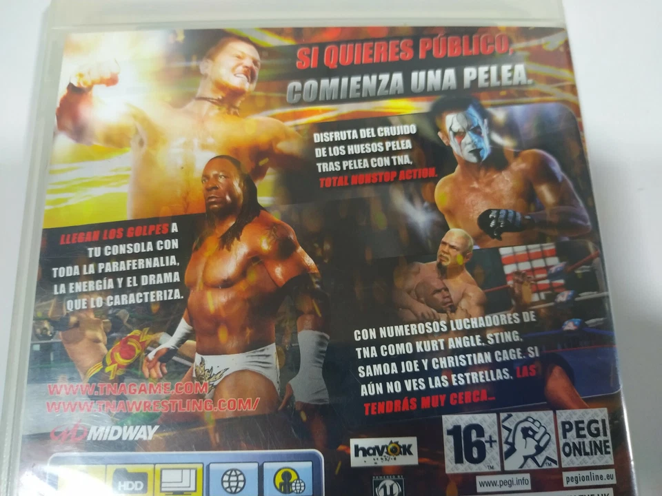 TNA Impact Nonstop Action Wrestling Midway - Juego PlayStation 3 PS3 Sony - 3T, foto 4 de 5