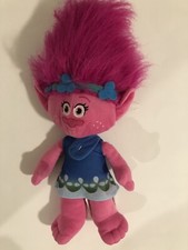Dreamworks Trolls Princess Poppy Plush Pink Troll Doll 16  Stuffed Animal