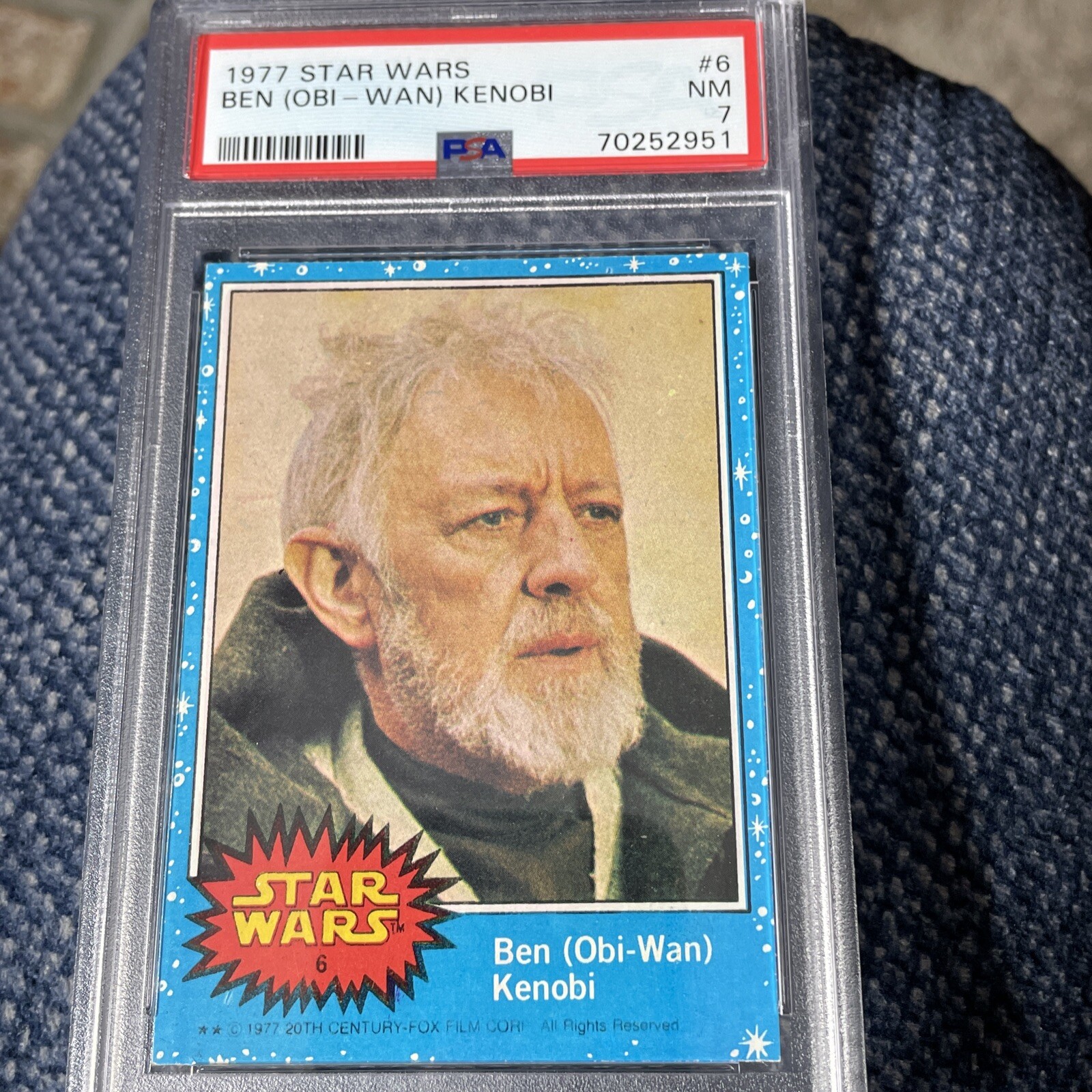 1977 Topps Star Wars #6 Ben (Obi-Wan) Kenobi PSA 7 Near Mint