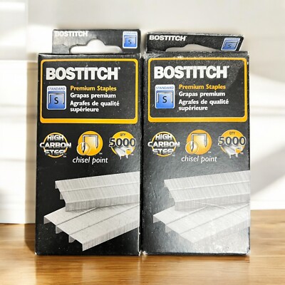 Bostitch Staples Standard Small - 2 Pack -10,000 Staples