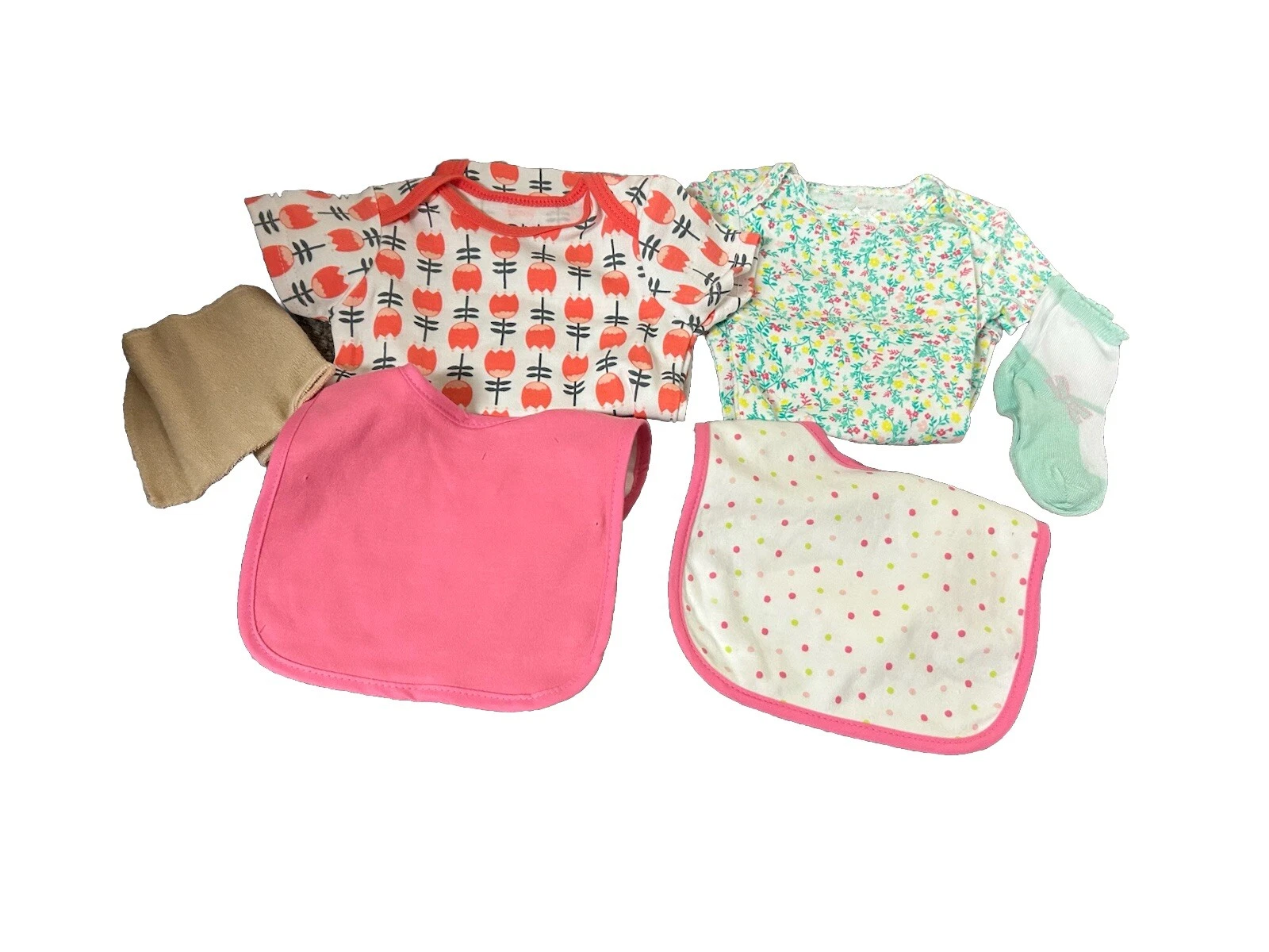 Baby Girls clothes and Bibs