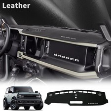 For Ford Bronco 2024-2026 Dashboard Pad Dash Mat Dashmat Accessories Leather