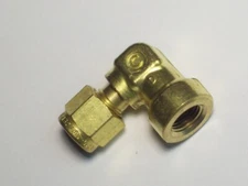 1- Swagelok Brass Elbow Connector Fitting, 3/16" Tube x 1/8" FNPT, B-300-8-2 