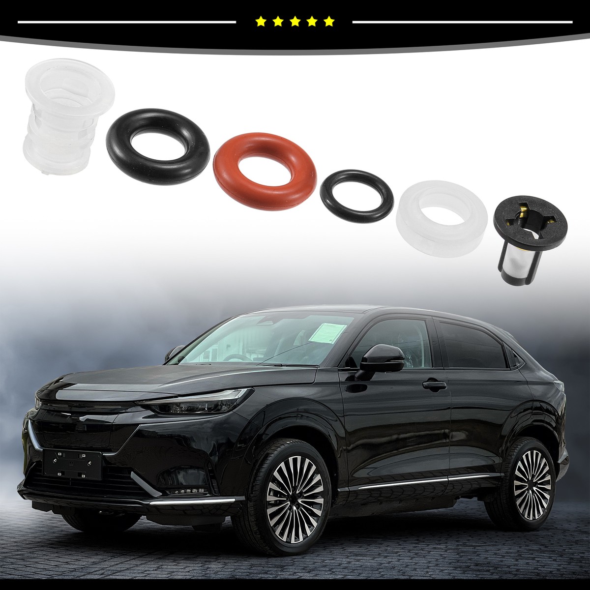 Set of 4 Fuel Injector Seal O-Ring Kit Fit for Honda Civic 2011 | eBay