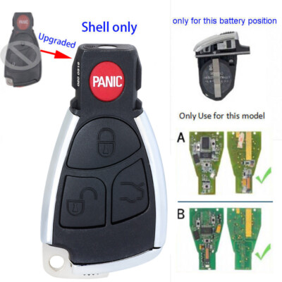 Upgraded Remote Key Shell Case Fob Cover for Mercedes Benz C E S CLS CLK ML SLK 