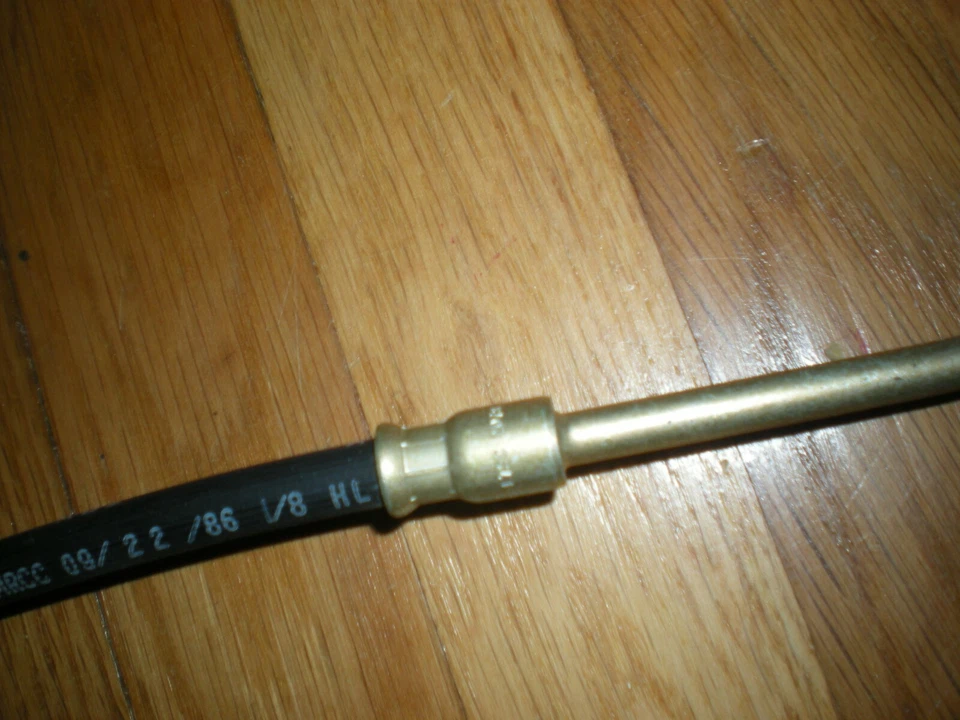 NOS 1987 1988 Ford Thunderbird Front Brake Hose LH E7SZ-2078-A - Image 2 of 2