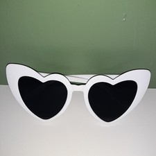 Heart Sunglasses - White