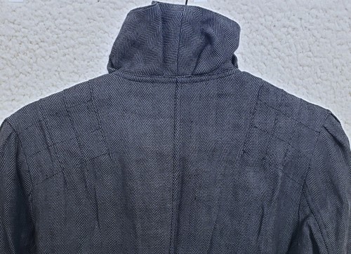 Vintage Y2K Charlotte Russe Herringbone Cropped Ruffle Jacket Women's Size S *P - Picture 10 of 11