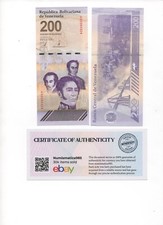 Venezuela 200 Digitales bolivares 2 pcs 2023, P-121, NEW- 200 Million COA #1