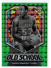 19-20 Mosaic Green #10 Darryl Dawkins Insert - Old School 76ers