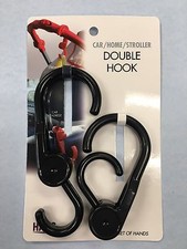 CAR/HOME/STROLLER HOOK 2 PACK  total of 6 hooks