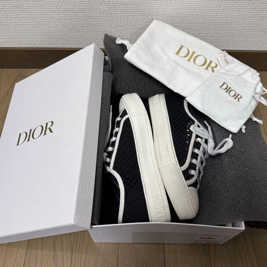 Baskets Christian Dior WALK'N'DIOR chaussures basses EU35,5 / US5,5 authentiques