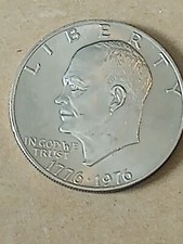 1776-1976 Bicentennial Eisenhower "Ike" Dollar Philadelphia Mint AU Clean Coins