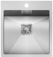 Lavello da Incasso Premium in Acciaio Inox Box AIRA 1 Lavello da 50 Mobiletto...