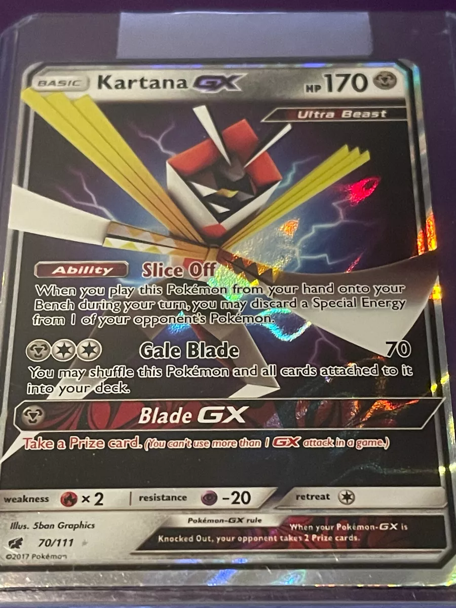 Kartana GX 70/111 Crimson Invasion - Pokemon Cards