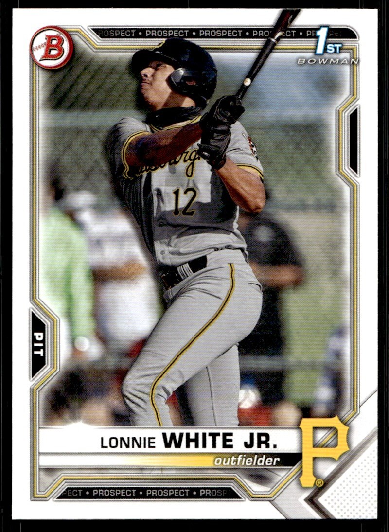 2021 Bowman Draft Lonnie White Jr. G572 Pittsburgh Pirates #BD-28