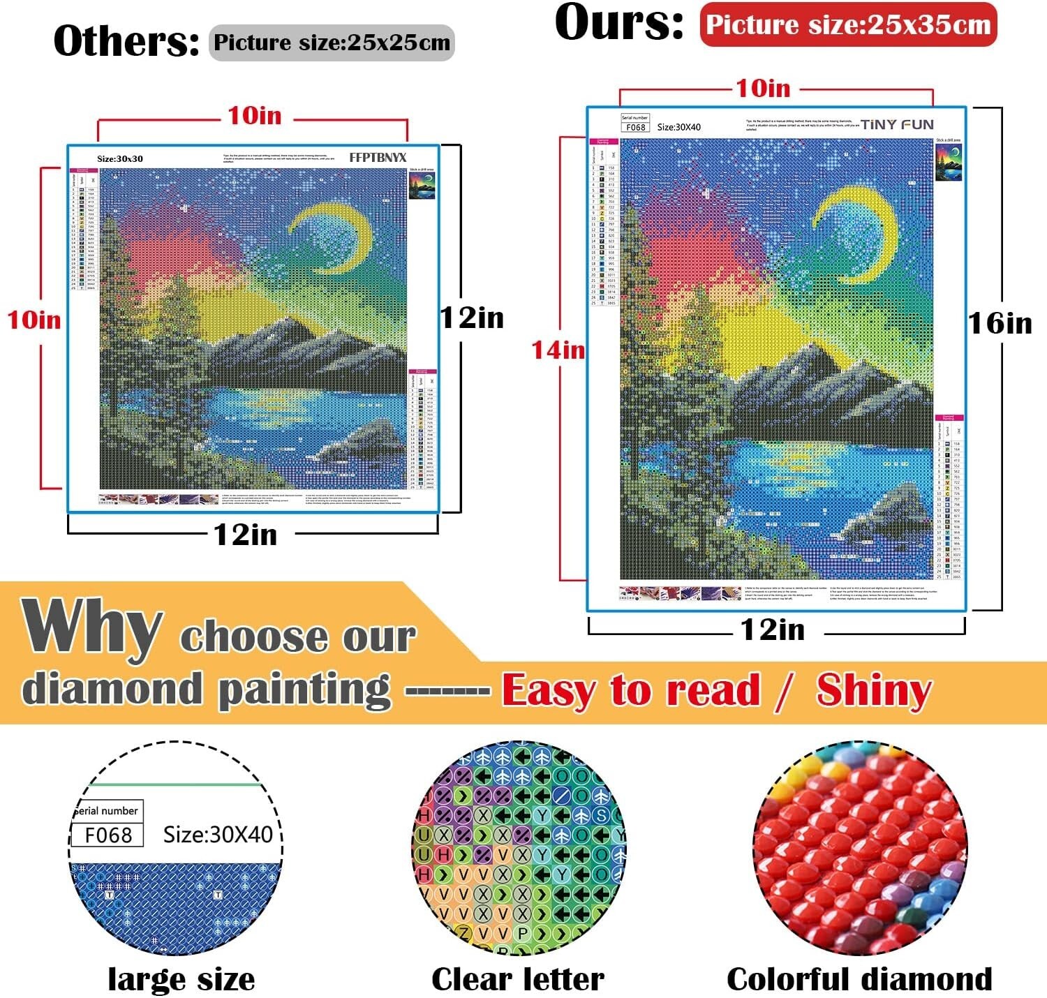 12 Pack Animal Diamond Painting Kits For Adults – 5D Full Drill DIY Art, Beginner Craft, Home Decor 6 thumbnail image