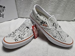 Daniel Johnston Vans Slip On Trek Slides ( Austin TX release only) (MB2) RARE Daniel Johnston x No-Comply Vans Collaboration | Hypebeast main image 4