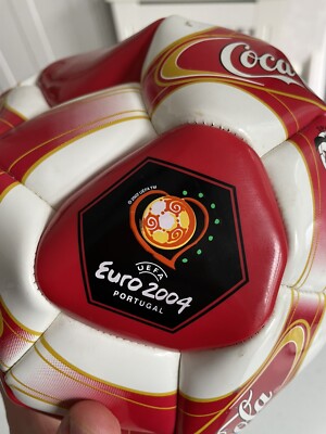非売品　未使用　EURO2004  限定記念ボール Unused Euro 2004 Limited Edition Coca Cola Ball Portugal