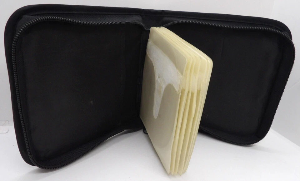 Estojo de transporte oficial Sega Dreamcast 16 discos com zíper jogo de armazenamento CD bolsa suporte - Imagem 3 de 3