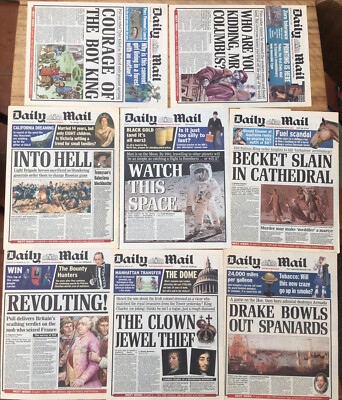 2001 Daily Mail HISTORY Behind the Headlines 8 Part Supplement series