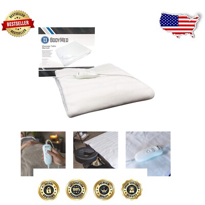 Adjustable Comfort Massage Table Heating Pad - ETL Certified Safety and Warmth