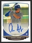 2013 Bowman Chrome REFRACTOR Aaron Judge Yankees RC Rookie ON CARD AUTO