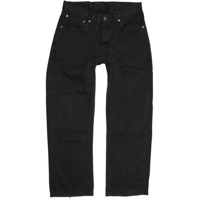 Levi's 751 Men Black Straight Regular Jeans W31 L27 (63558)