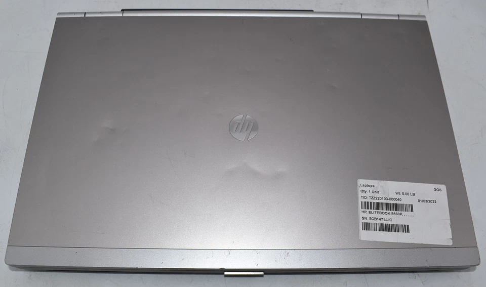 Portátil 15.6" HP ELITEBOOK 8560P i5-2410M 2.30GHz 16GB RAM 256GB SSD Radeon 6470M Foto 4 de 4