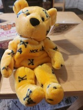 Nolan Ryan Bear - Salvino's Bammers Yellow, 1999, Plush Toy New 