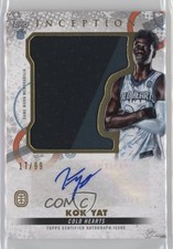 2022-23 Topps Inception OTE Overtime Elite Jumbo Relic /99 Kok Yat Auto 6ns
