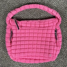 BRAND NEW Free People Movement Quilted Puffer Packable Bubblegum Pink Tote Bag