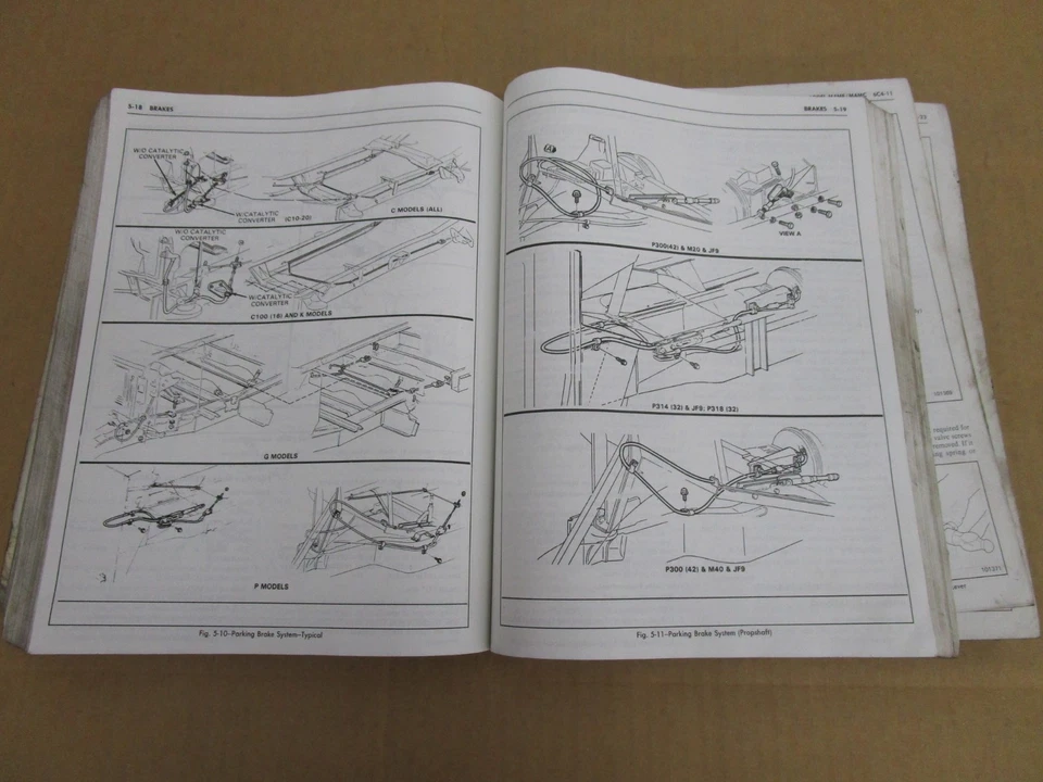 1982 Chevrolet truck pickup K10 C10 Blazer Suburban K20 service shop manual - Изображение 4 из 4