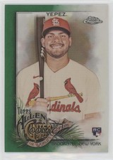 2022 Topps Allen & Ginter Chrome Green Refractor 61/99 Juan Yepez #238 qf8