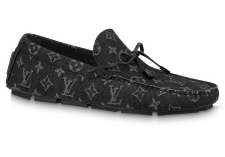 New Authentic Mens Louis Vuitton Driver Mocassin Loafer 8LV/ 9US