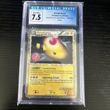 Pokemon Ampharos Prime holo  CGC 7.5 HGSS 105/123