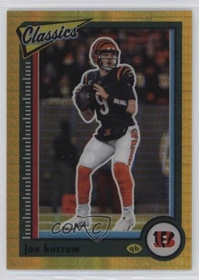 2022 Classics H2 Timeless Tributes Premium Edition Gold 28/99 Joe Burrow #17 2s2