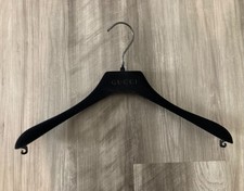 GUCCI Black Velvet Non-Slip Authentic Jacket Clothing Sport Coat Hanger