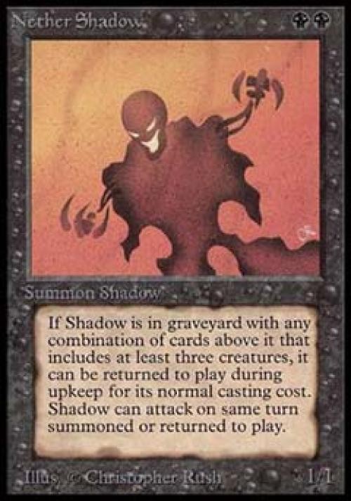 MTG English Nether Shadow Light Play Normal Beta