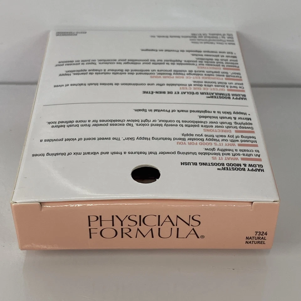 Rubor estimulante del brillo y el estado de ánimo Physicians Formula Happy Booster, natural, #7324 Foto 4 de 4